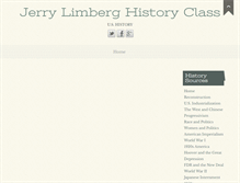 Tablet Screenshot of limbergclass.org